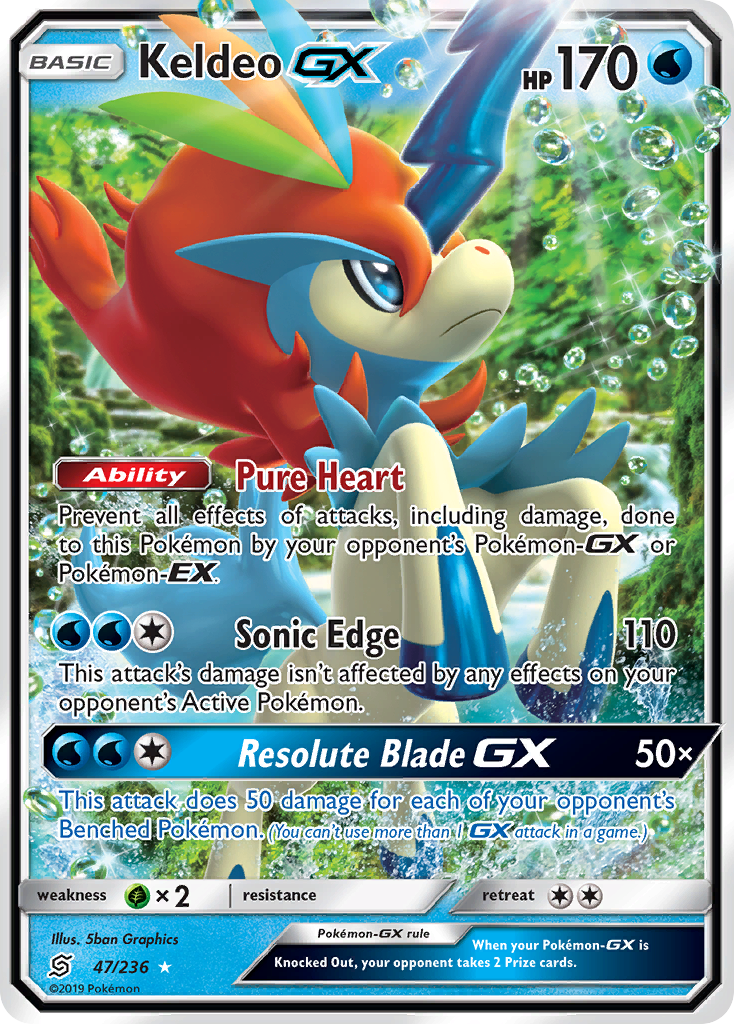 Keldeo-GX 047/260 Rare Holo GX