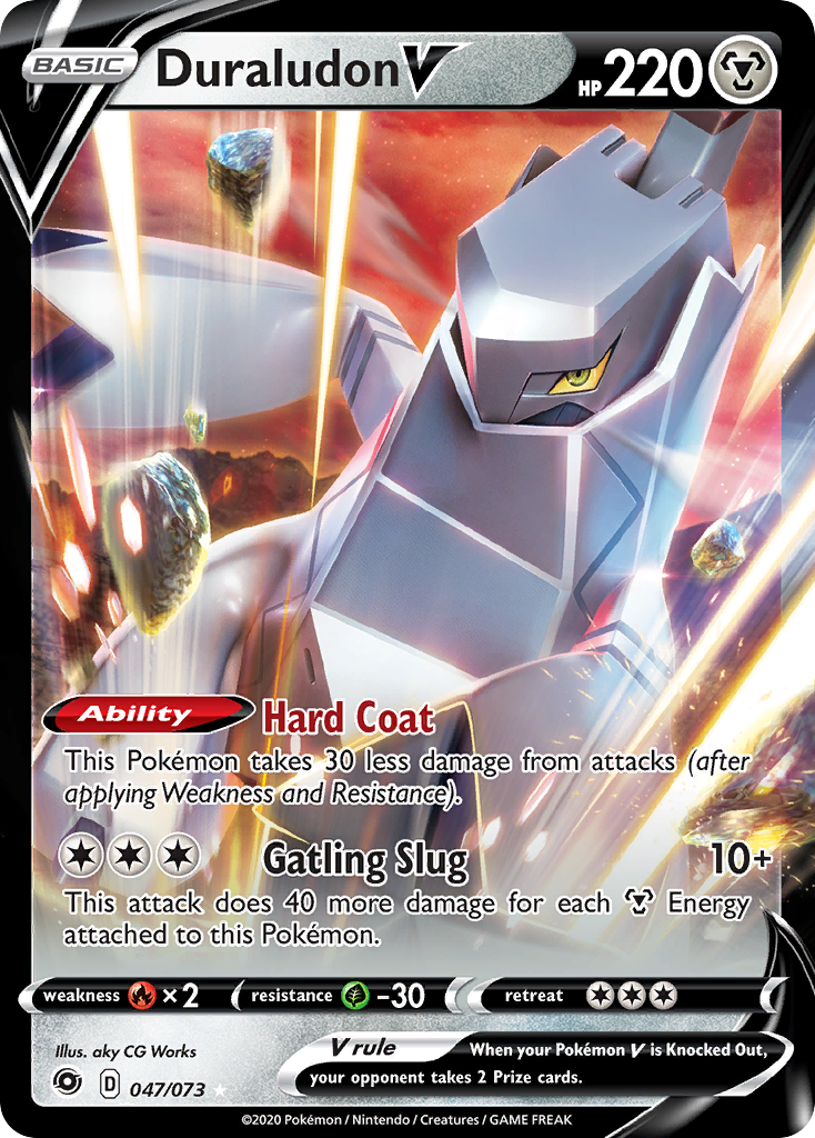 Duraludon V 047/80 Rare Holo V