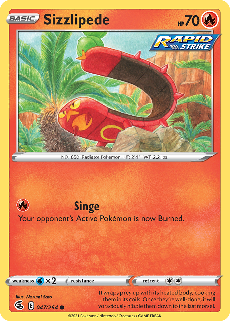 Sizzlipede 047/284 Common