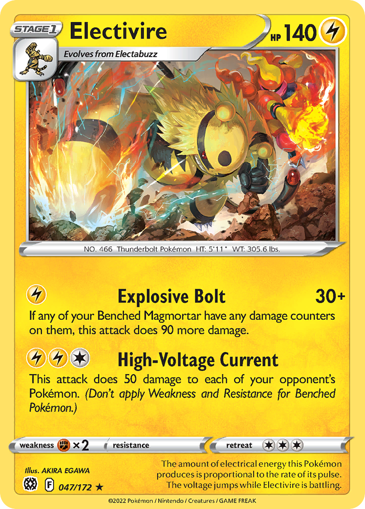 Electivire 047/186 Rare