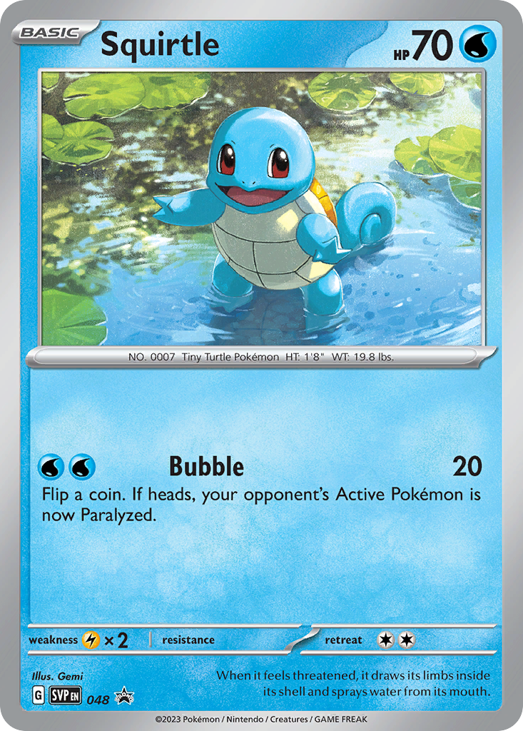 Squirtle 048/196 Promo