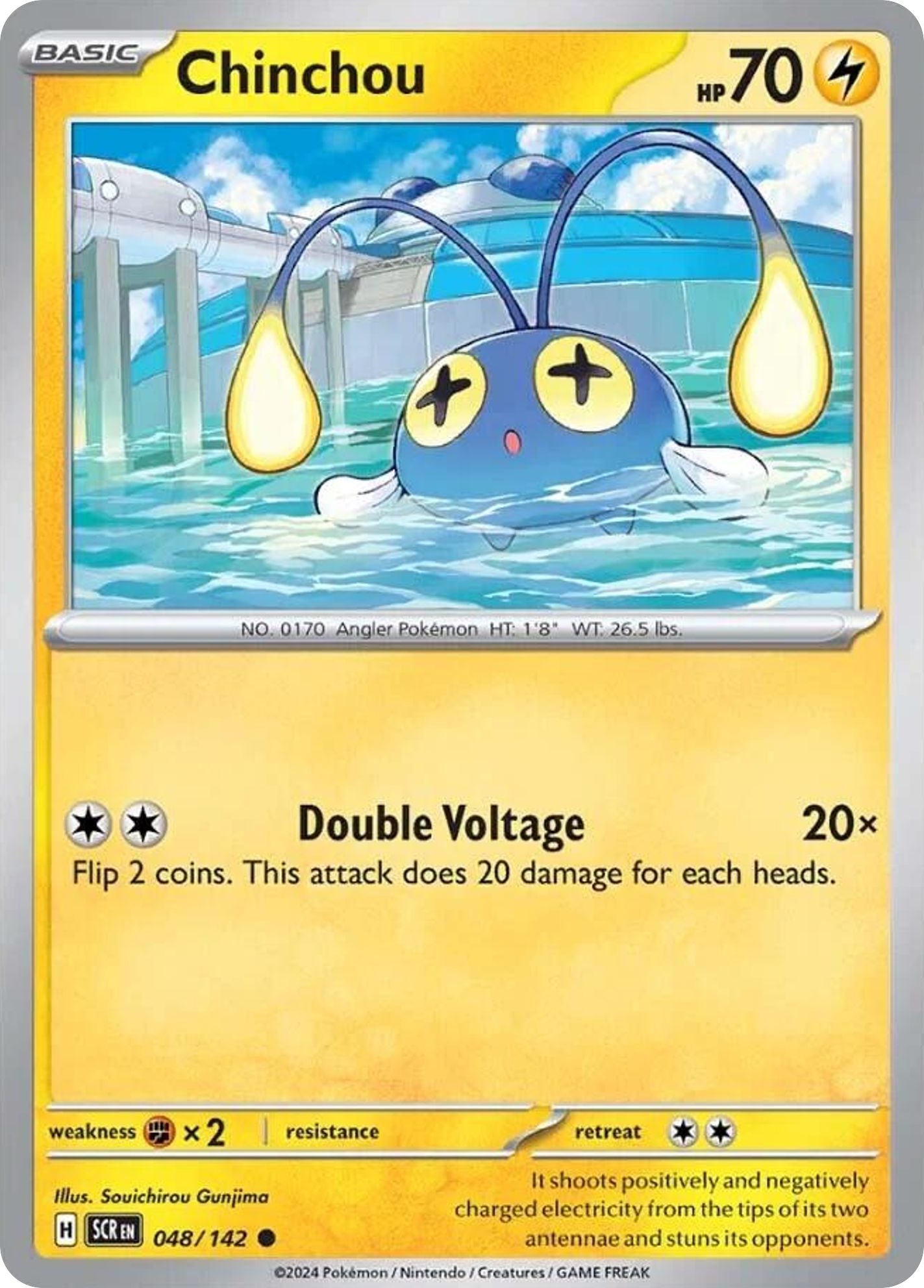 Chinchou 048/175 Common