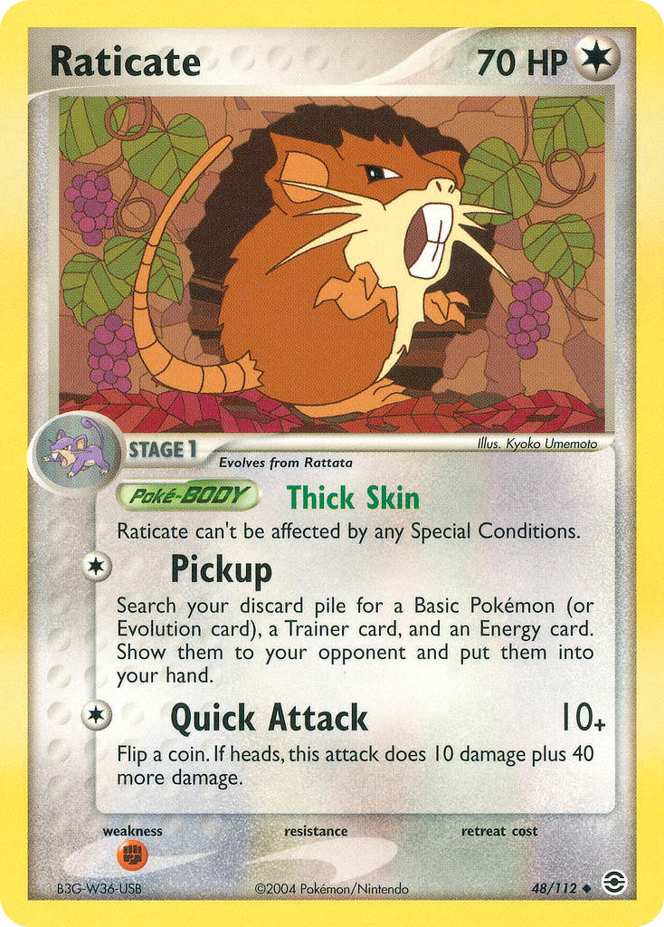 Raticate 048/116 Uncommon