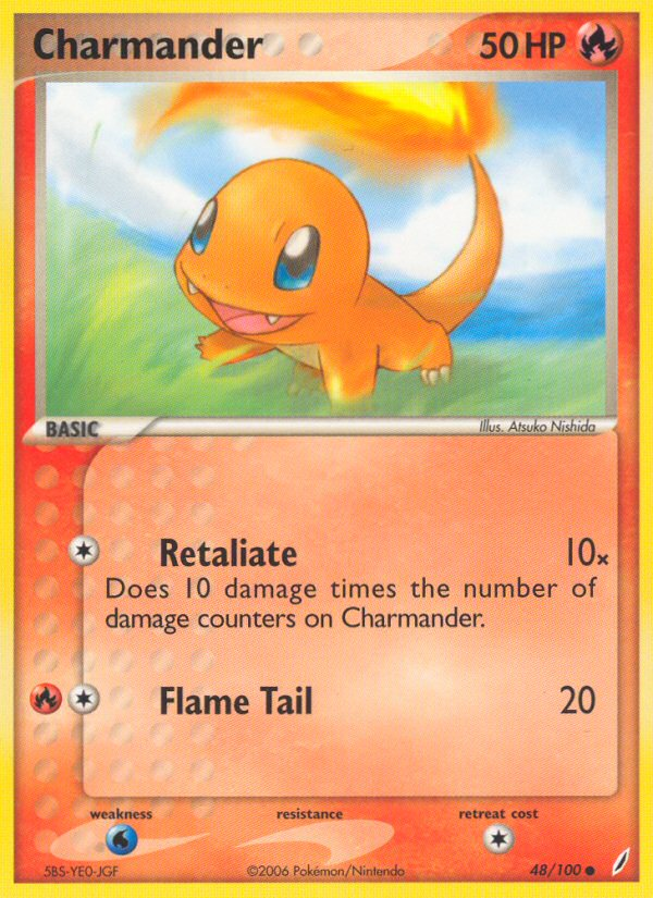 Charmander 048/100 Common