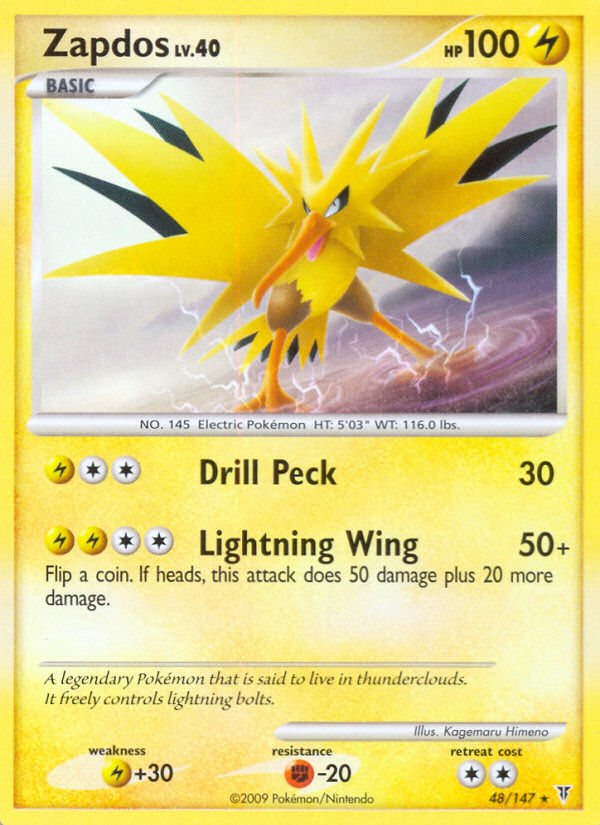 Zapdos 048/153 Rare