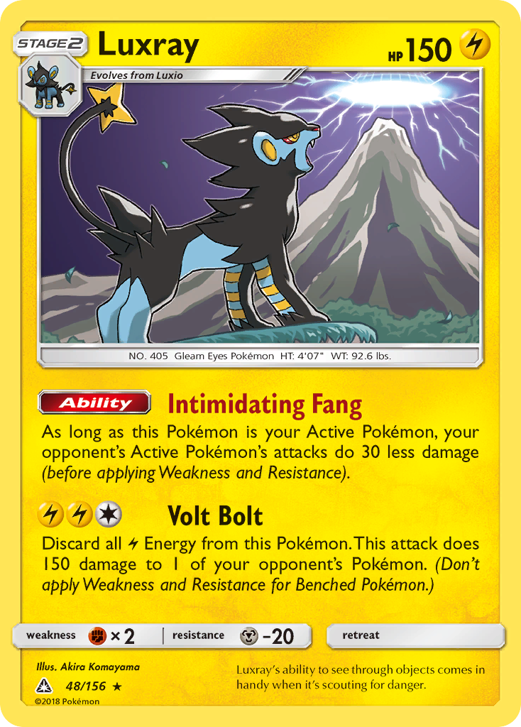 Luxray 048/178 Rare Holo