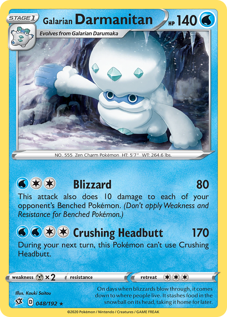Galarian Darmanitan 048/209 Rare