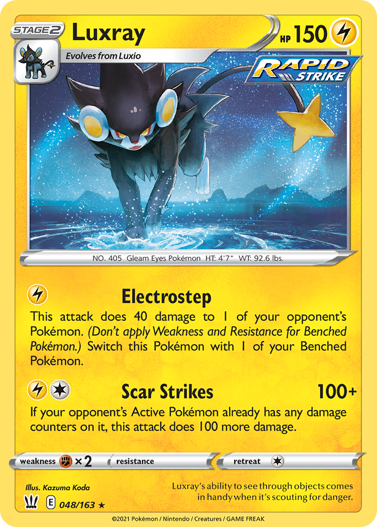 Luxray 048/183 Rare Holo