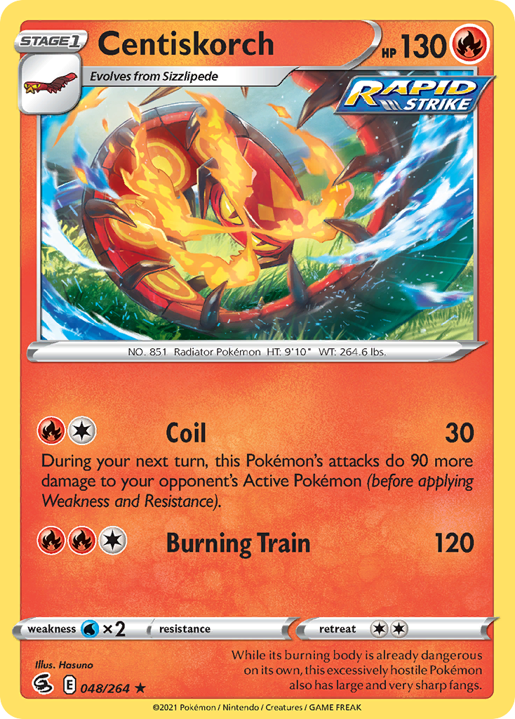 Centiskorch 048/284 Rare