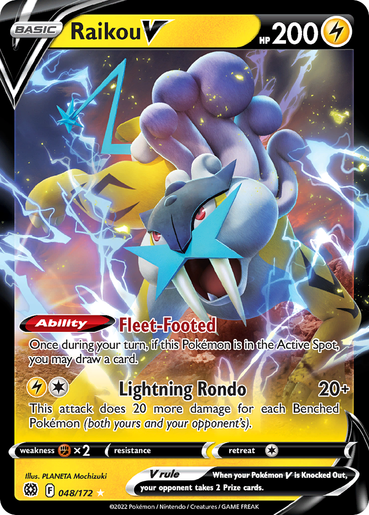 Raikou V 048/186 Rare Holo V