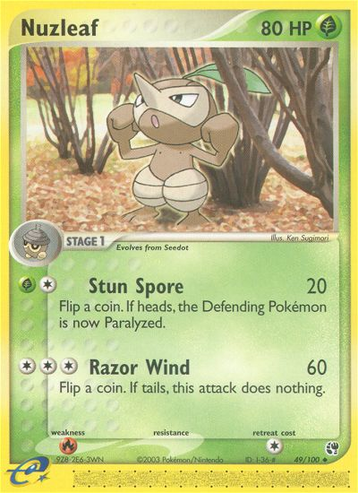 Nuzleaf 049/100 Uncommon