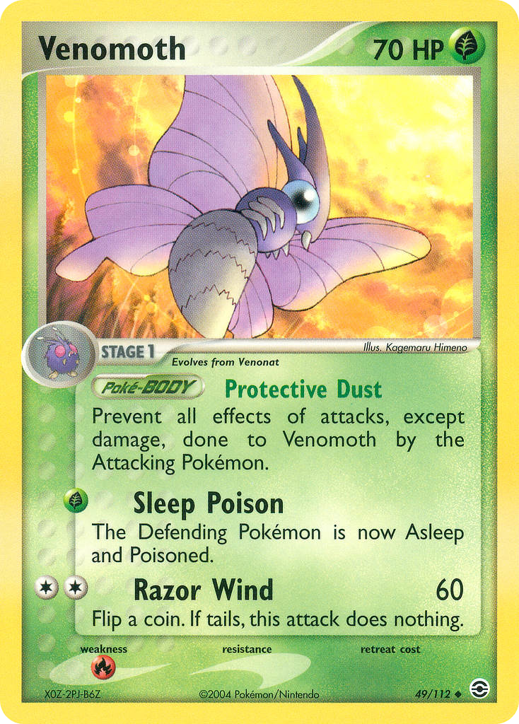 Venomoth 049/116 Uncommon