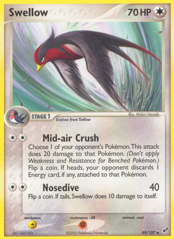 Swellow 049/108 Uncommon
