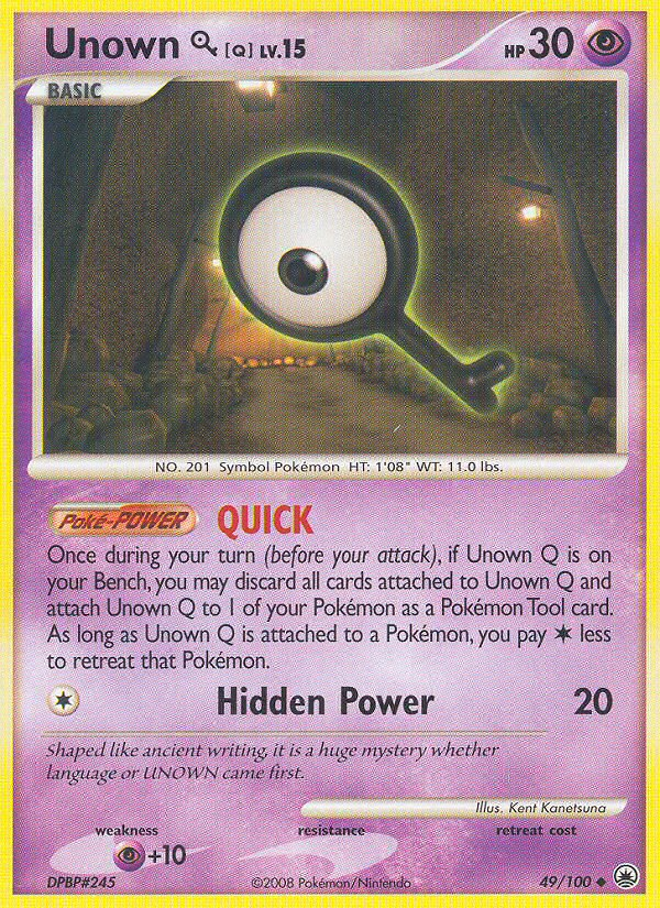 Unown [Q] 049/100 Uncommon