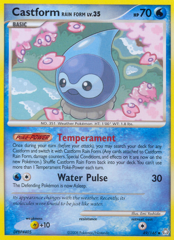 Castform Rain Form 049/146 Uncommon