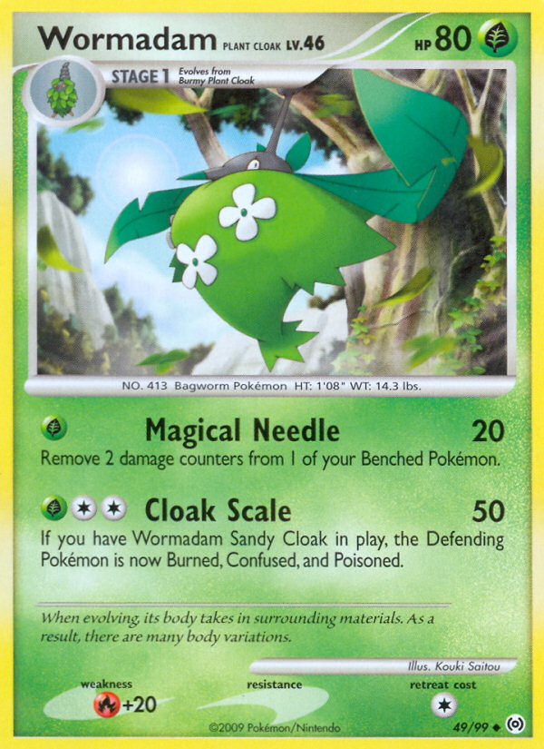 Wormadam Plant Cloak 049/111 Uncommon