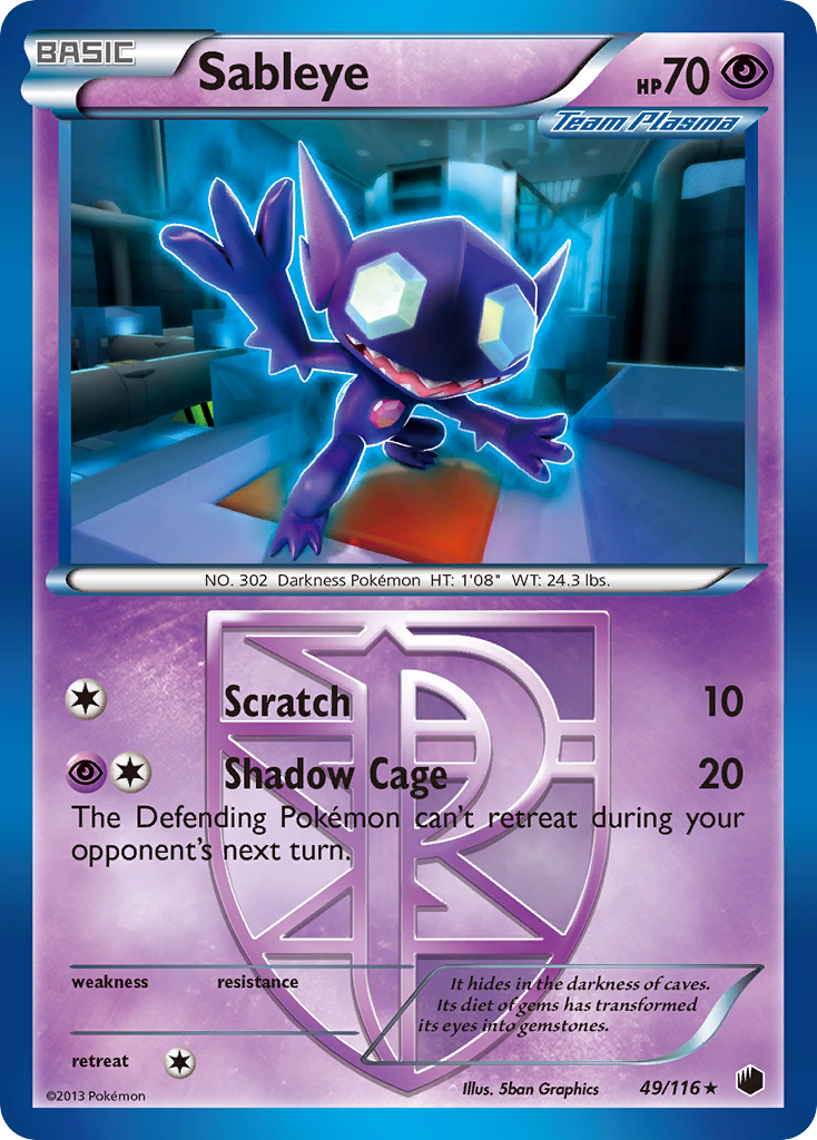 Sableye 049/122 Rare