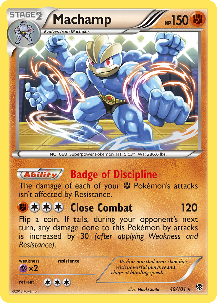 Machamp 049/105 Rare Holo