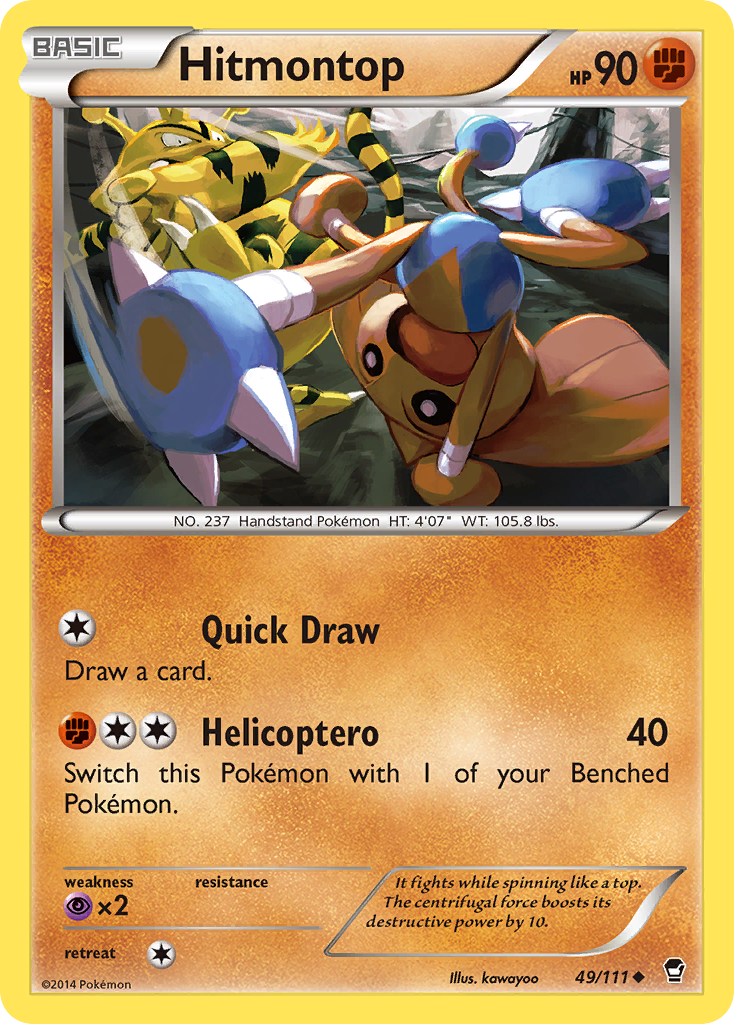 Hitmontop 049/114 Uncommon
