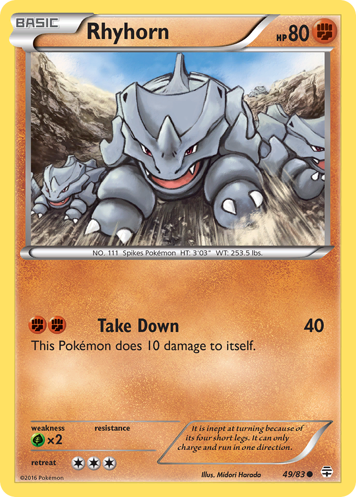 Rhyhorn 049/117 Common