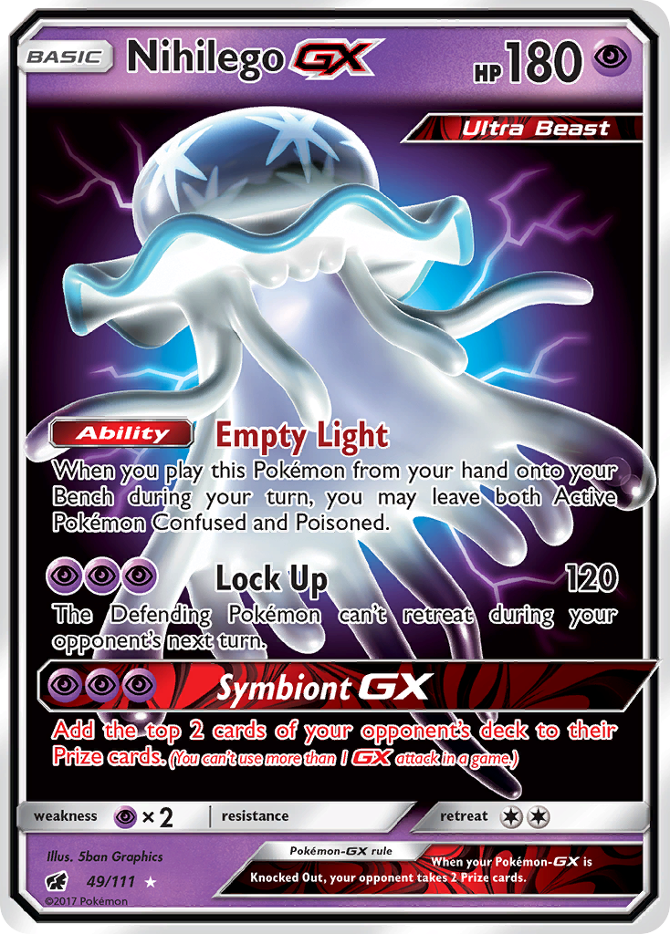 Nihilego-GX 049/126 Rare Holo GX