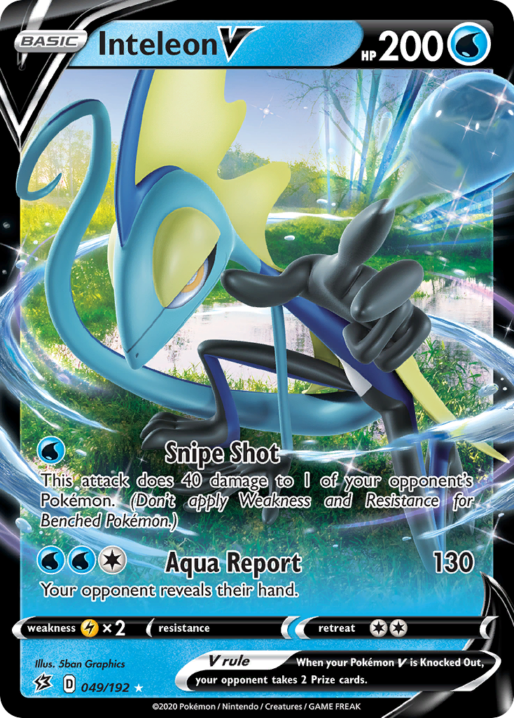Inteleon V 049/209 Rare Holo V