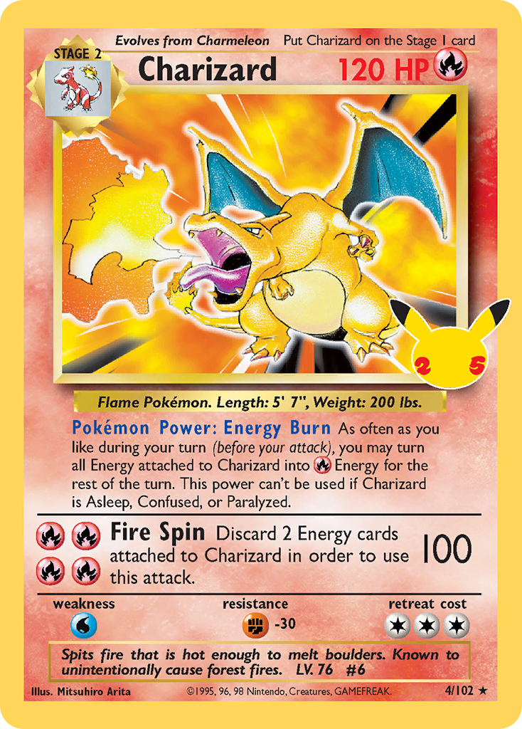 Charizard 004/25 Classic Collection