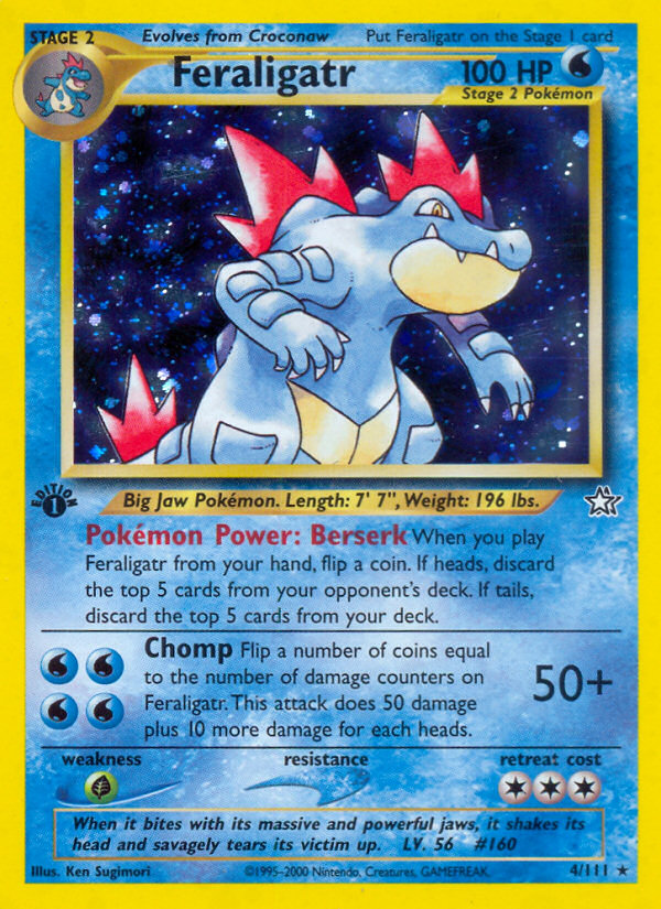 Feraligatr 004/111 Rare Holo
