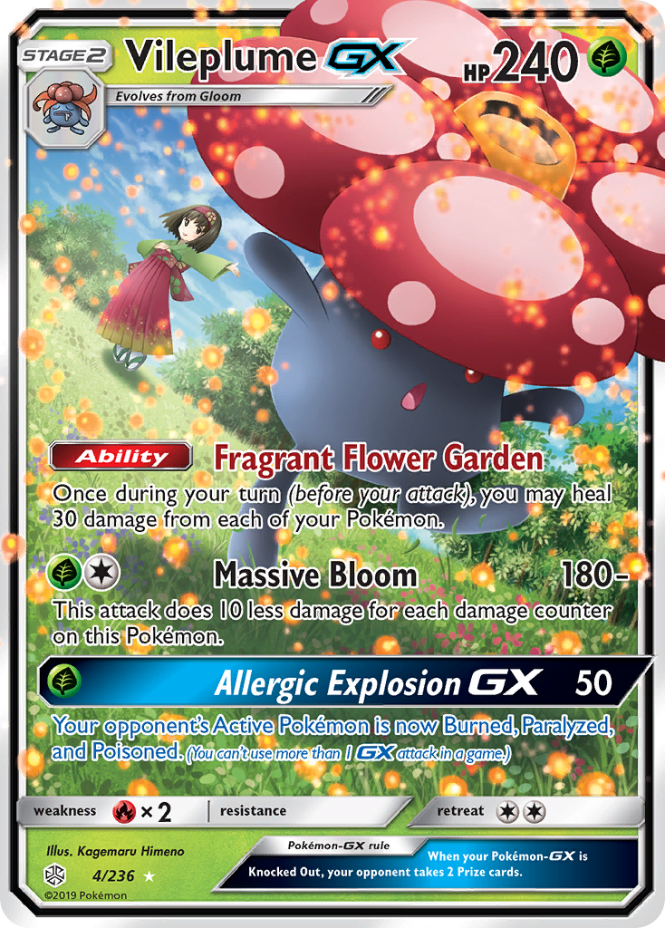 Vileplume-GX 004/272 Rare Holo GX