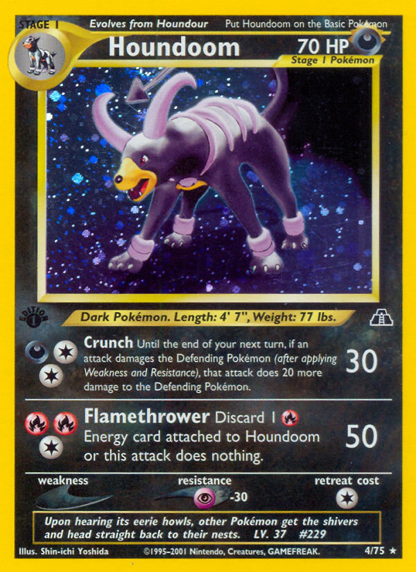 Houndoom 004/75 Rare Holo