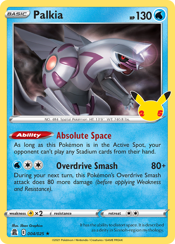 Palkia 004/25 Rare