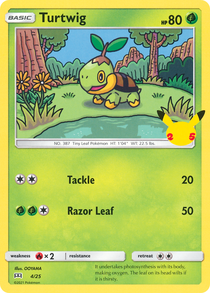 Turtwig 004/25 Unknown
