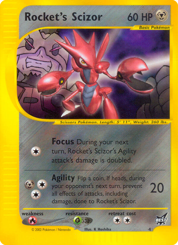 Rocket's Scizor 004/9 Promo