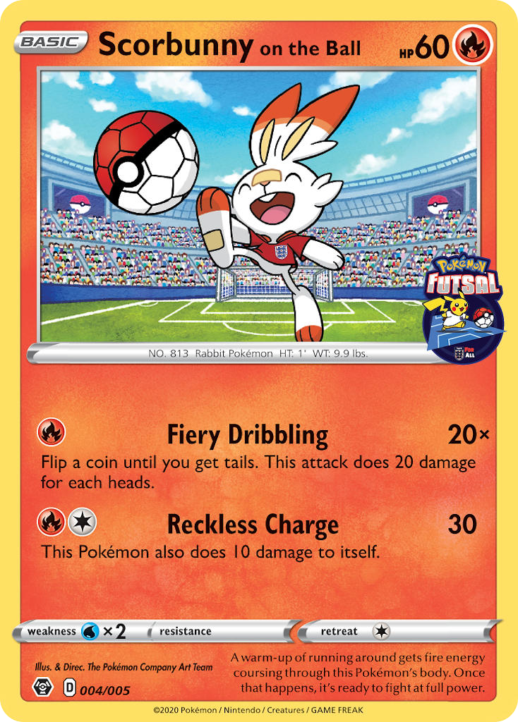 Scorbunny on the Ball 004/5 Unknown