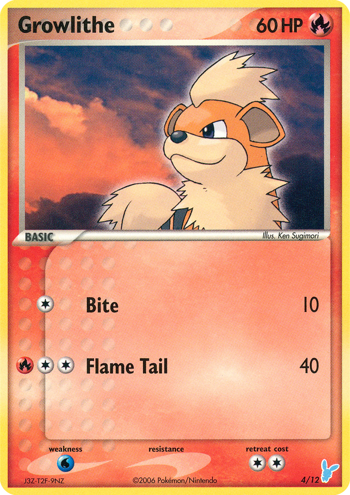 Growlithe 004/12 Unknown