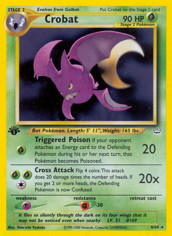Crobat 004/66 Rare Holo
