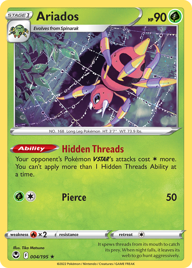 Ariados 004/215 Rare Holo