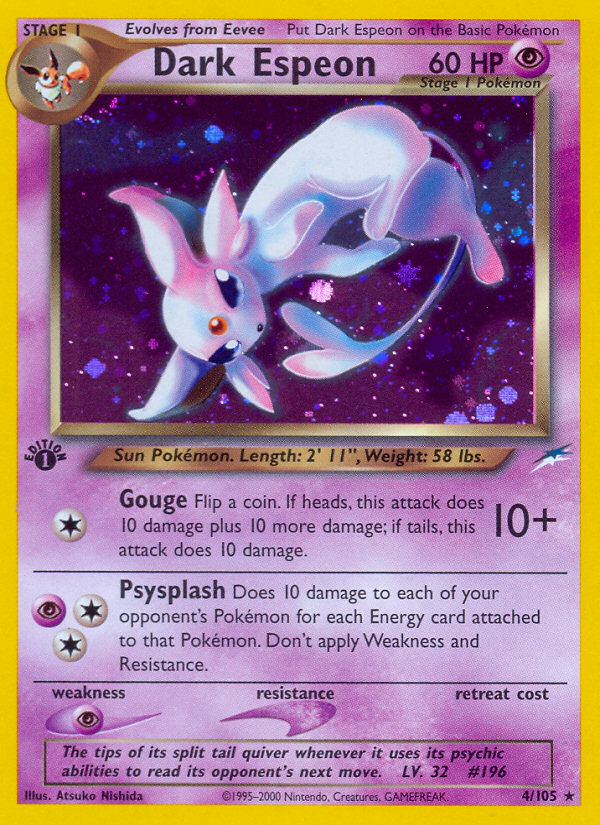 Dark Espeon 004/113 Rare Holo