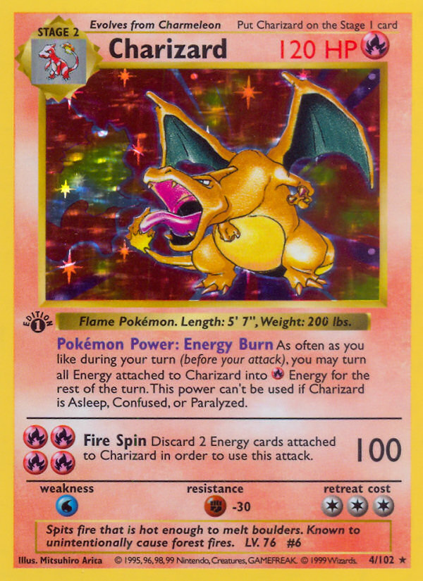 Charizard 004/102 Rare Holo