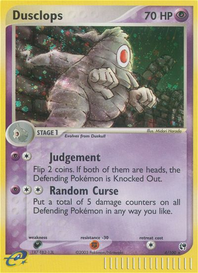 Dusclops 004/100 Rare Holo