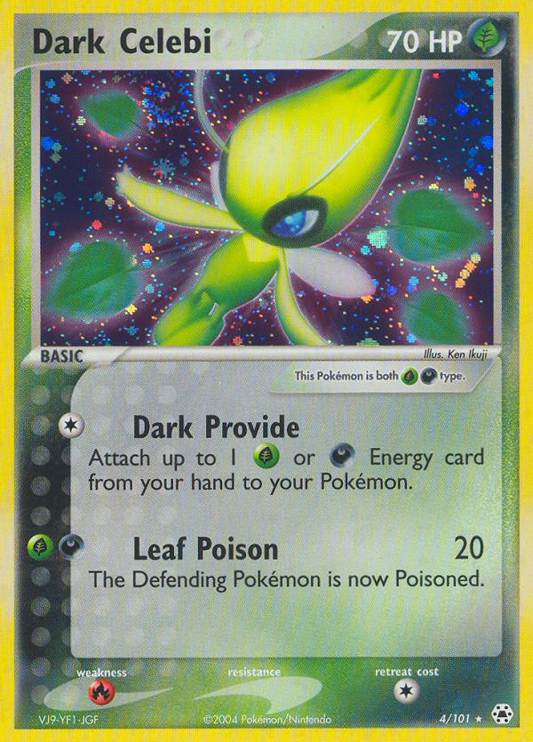 Dark Celebi 004/102 Rare Holo