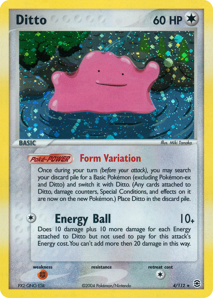 Ditto 004/116 Rare Holo