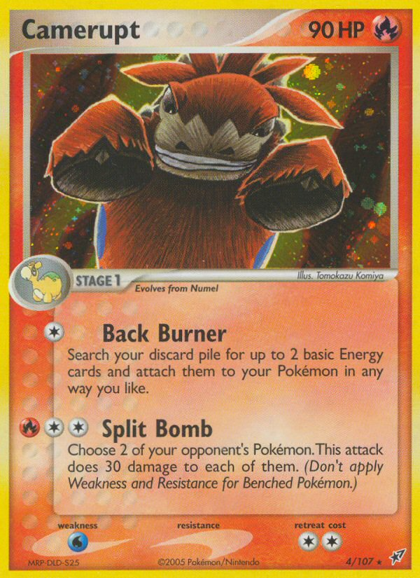 Camerupt 004/108 Rare Holo