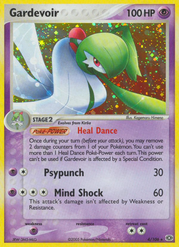 Gardevoir 004/107 Rare Holo