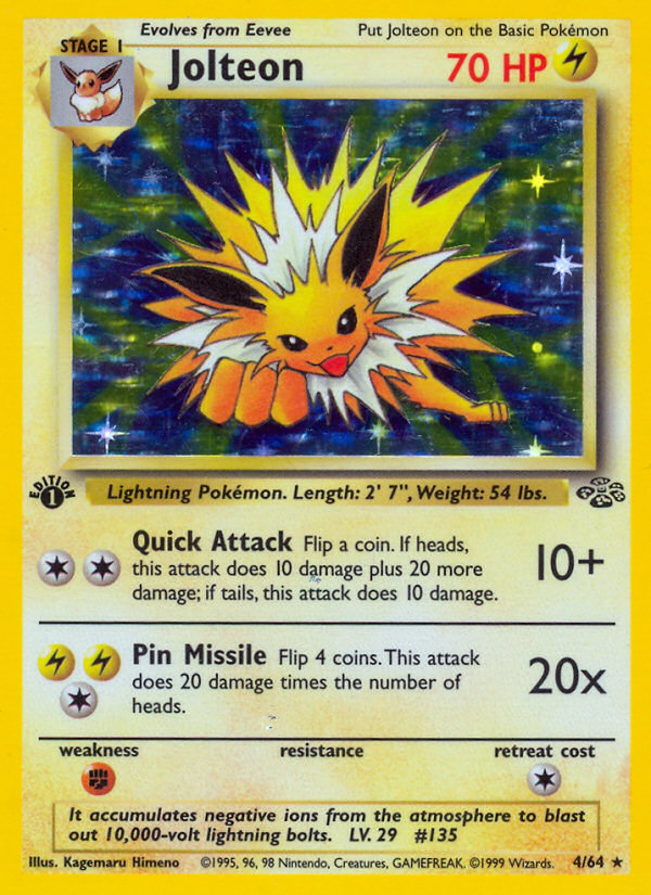 Jolteon 004/64 Rare Holo