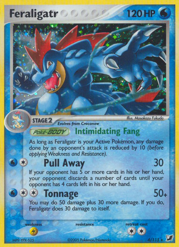 Feraligatr 004/145 Rare Holo