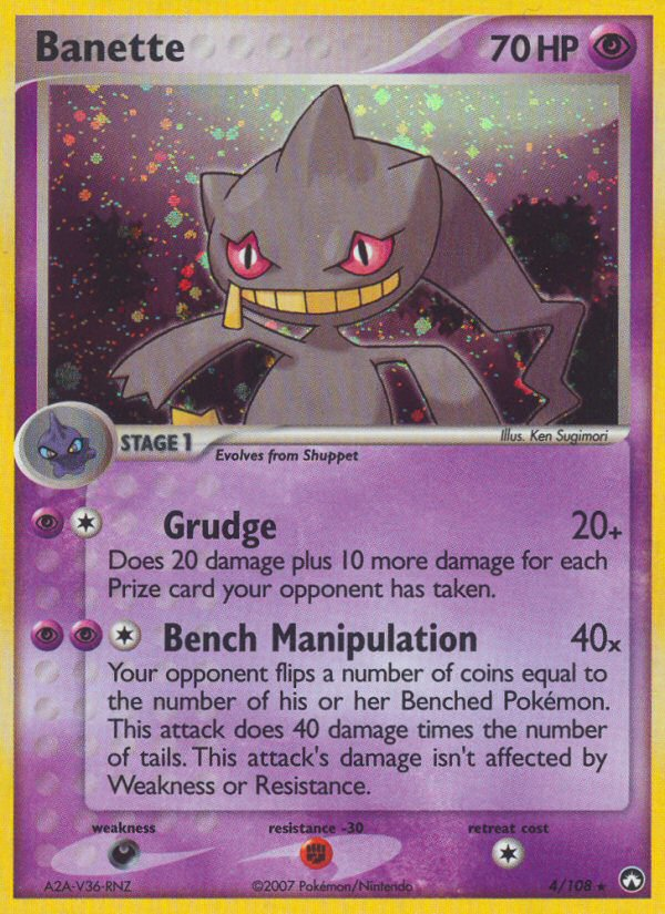 Banette 004/108 Rare Holo