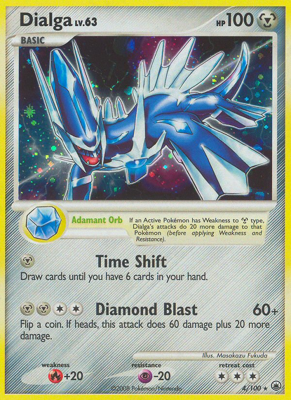 Dialga 004/100 Rare Holo