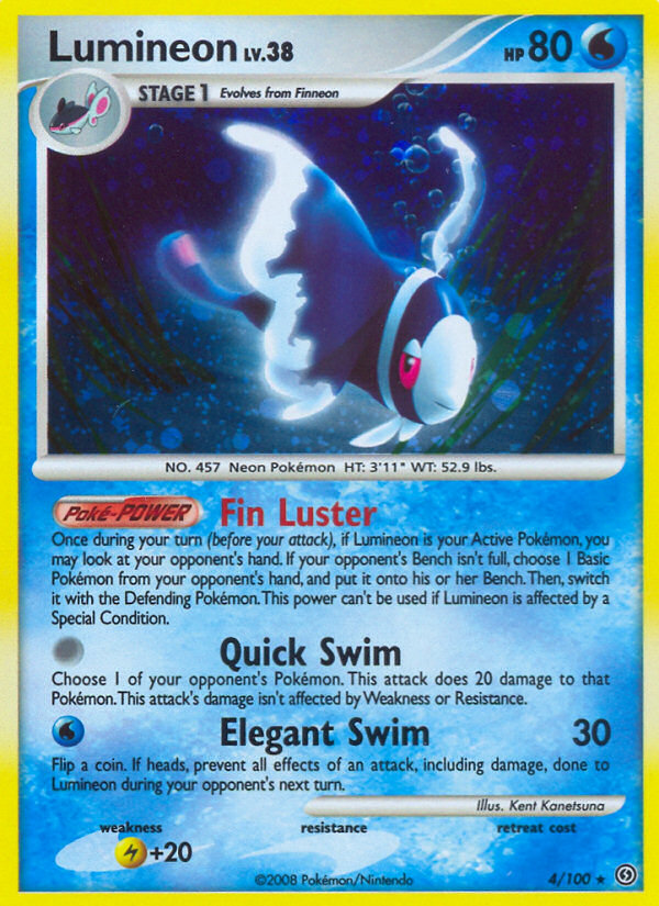 Lumineon 004/106 Rare Holo