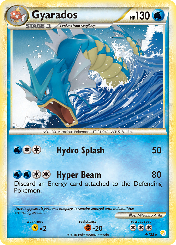 Gyarados 004/124 Rare Holo